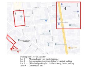 Parking Information for October 10, 2021